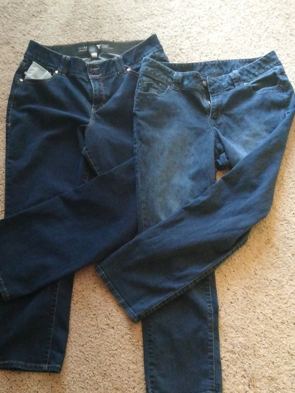 2 Pairs Of Layne Bryant Women's Jeans